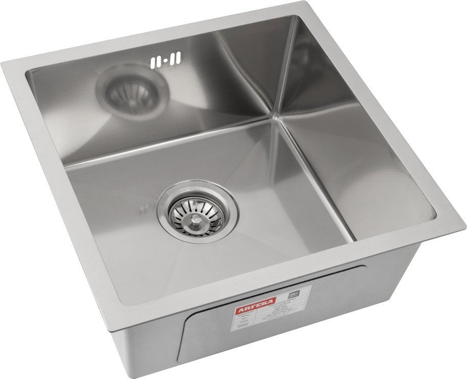 Кухонная мойка ARFEKA Eco AR Decor Millet Grains N 45x45 (сатин) - фото