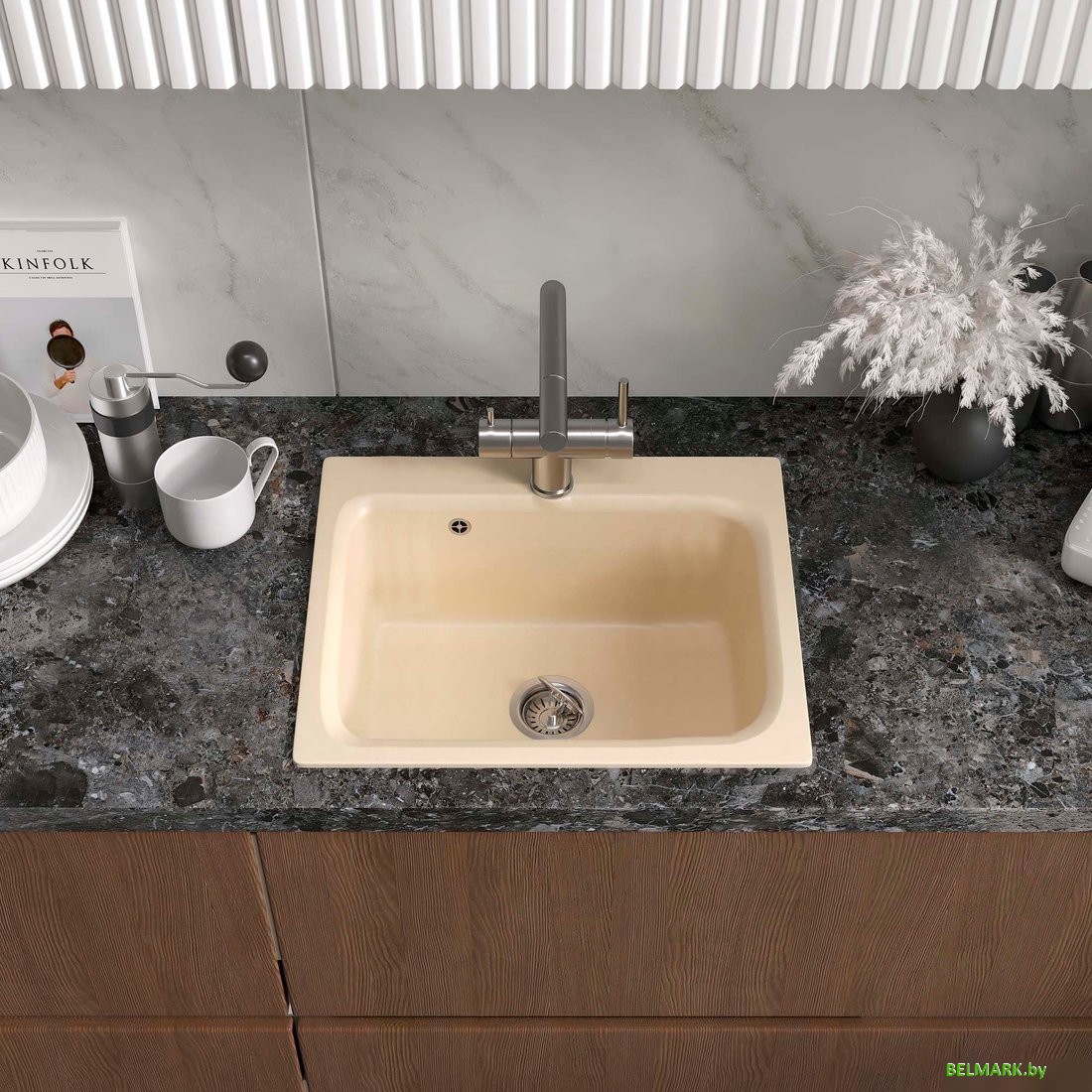 Кухонная мойка Reflexion Optima RX0952BE - фото