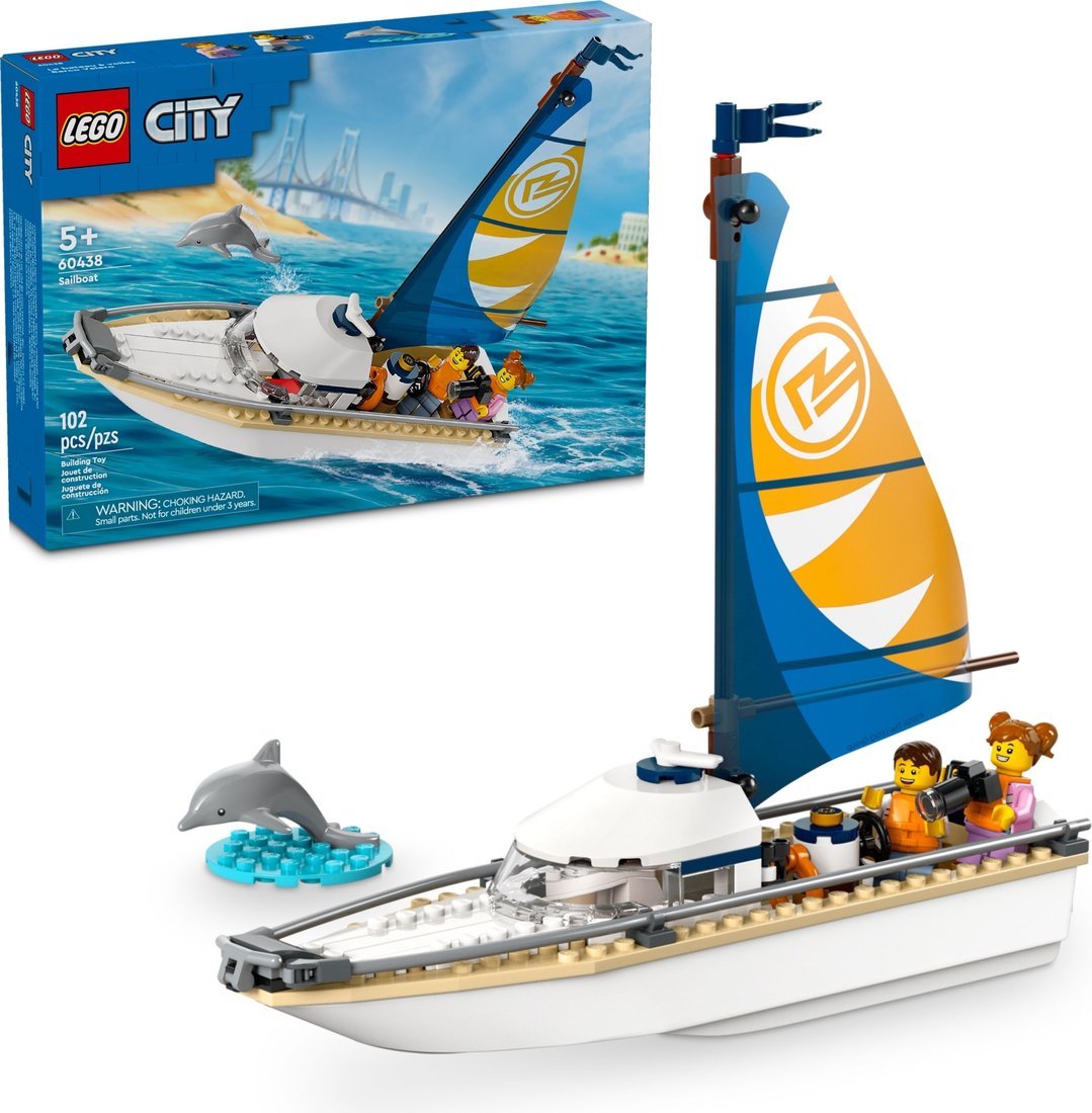 Конструктор LEGO City 60438 Парусная лодка - фото2