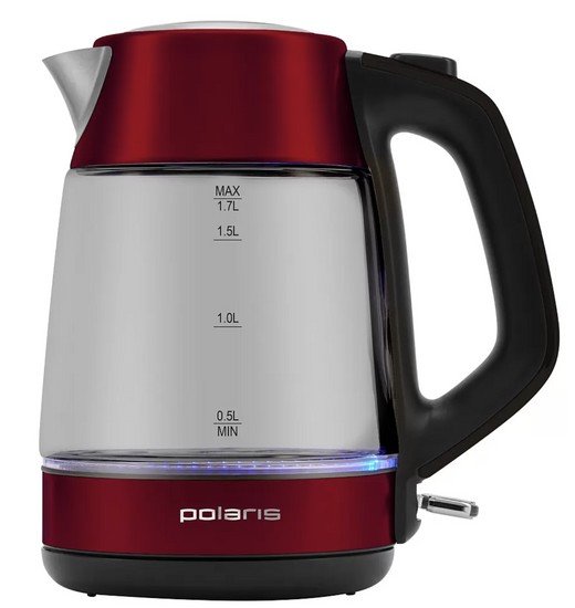 Электрический чайник Polaris PWK 1760CGL (красный) - фото2