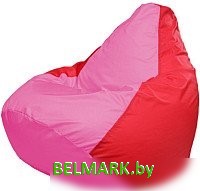 Кресло-мешок Flagman Груша Мега XXXL Г3.1-199 (розовый/красный) - фото