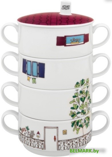 Набор бульонниц Vista Alegre Bairro Das Flores. Цветочный квартал 21118408 - фото