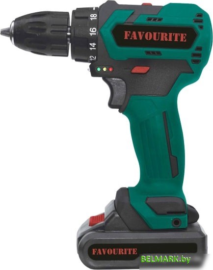 Дрель-шуруповерт Favourite DC-14NB (с 2-мя АКБ, кейс) - фото