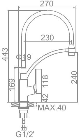 Смеситель Ledeme L4075B-2 - фото2