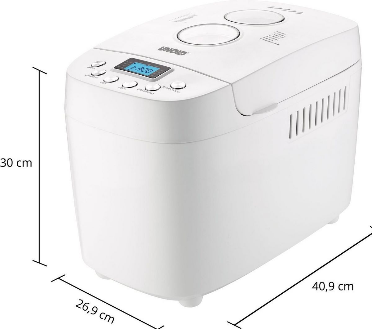 Хлебопечка Unold Backmeister Big 68520 (белый) - фото2