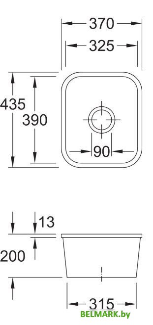 Кухонная мойка Villeroy & Boch Cisterna 45 670401R1 - фото2