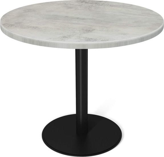 Кухонный стол Sheffilton SHT-TU43/TT 80 SHT-T222 (черный муар/бетон светлый) - фото