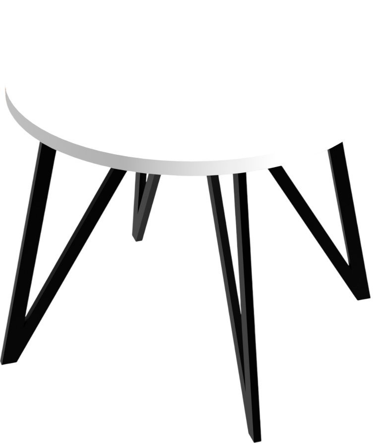 Кухонный стол Макс Стайл СтО-1000 (белый) - фото