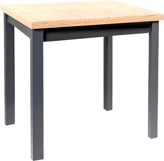Кухонный стол Signal Adam 90x65 (дуб артизан/черный) - фото