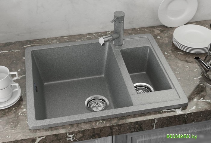 Кухонная мойка Ulgran U-106 (ультра-белый) - фото2