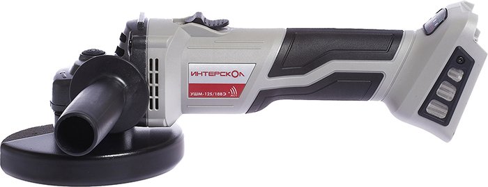 Угловая шлифмашина Интерскол УШМ-125/18ВЭ (без АКБ) - фото2