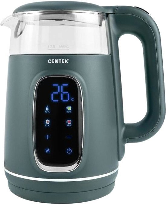 Электрический чайник CENTEK CT-0052 Green - фото