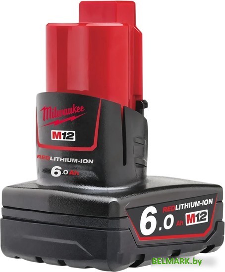 Аккумулятор Milwaukee M12 M12B6 4932451395 (12В/6 Ач) - фото