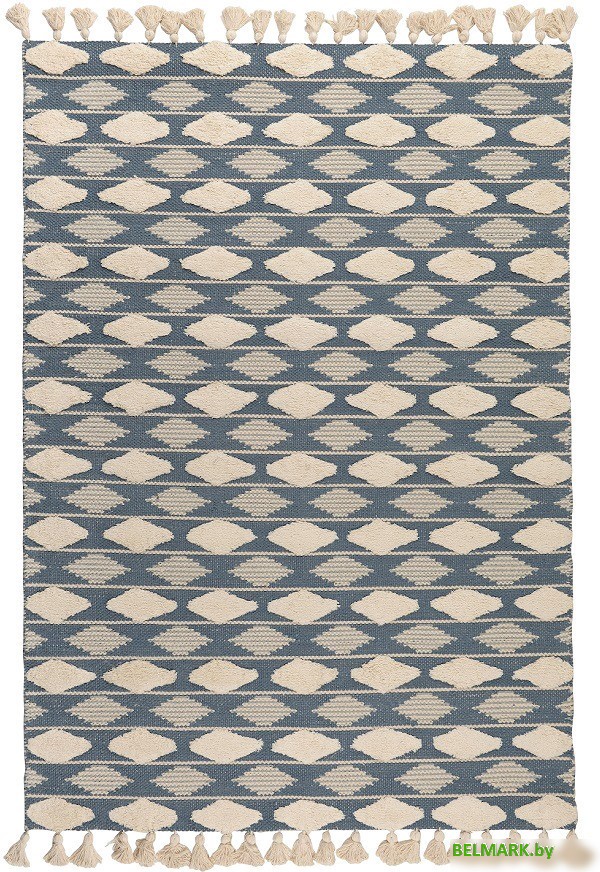 Ковер для жилой комнаты Tkano Ethnic Argyle TK20-DR0038 (синий) - фото