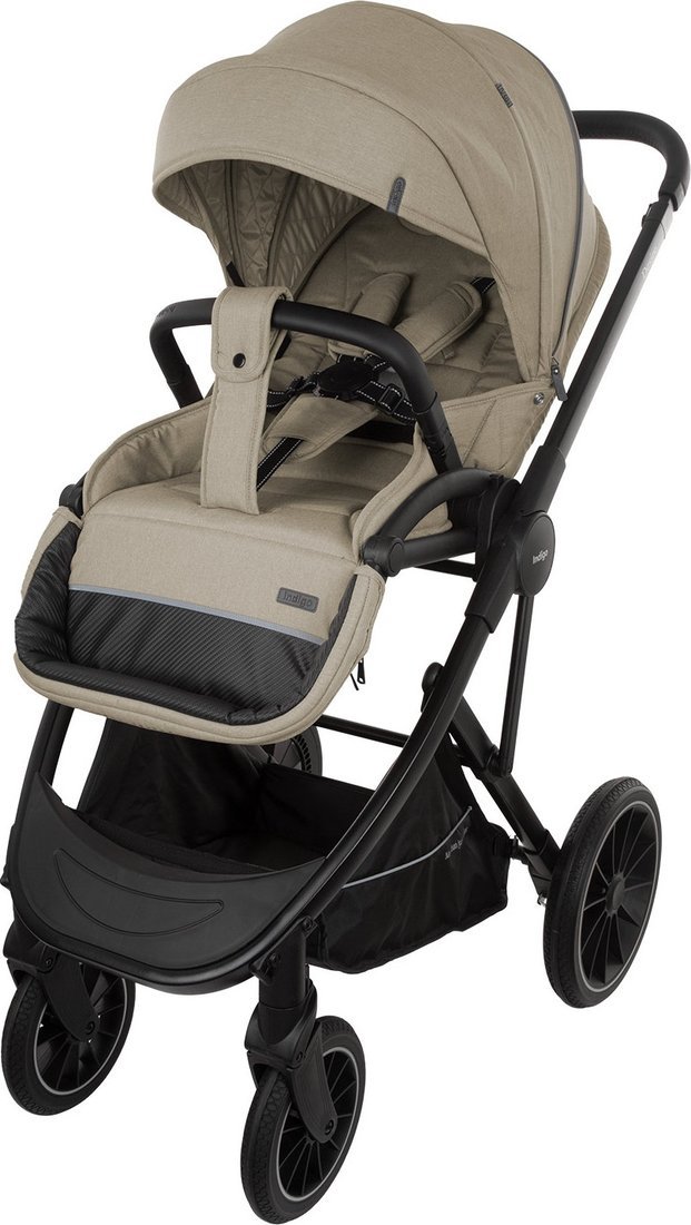 Универсальная коляска Indigo Desire (2 в 1, бежевый) - фото2