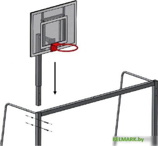 Баскетбольная стойка Dinamika ZSO-003905 - фото