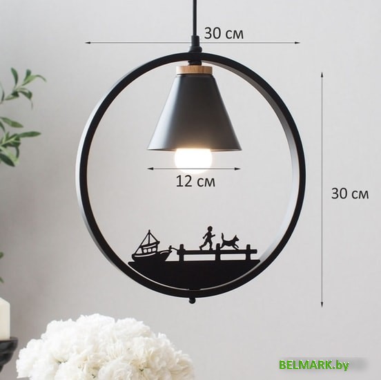 Подвесная люстра Home Light A044-1-B - фото2