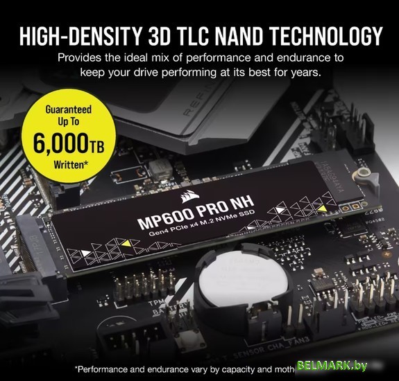 SSD Corsair MP600 PRO NH 1TB CSSD-F1000GBMP600PNH - фото2