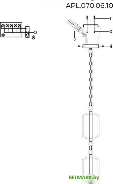 Подвесная люстра Aployt APL.070.06.10 - фото2