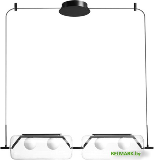 Подвесная люстра Arte Lamp Geneva A2341SP-4BK - фото