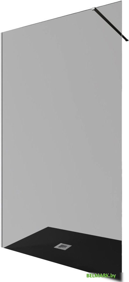 Душевая стенка Allen Brau Infinity 1 3.21026.BA.T 323818 (серебро брашированное) - фото