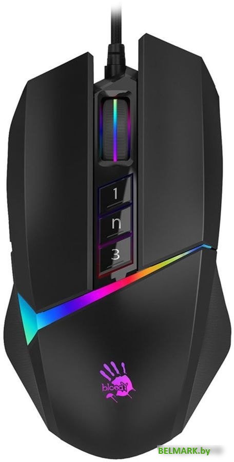 Игровая мышь A4Tech Bloody W60 Max (черный) - фото