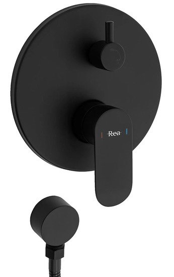 Душевая система Rea Hyper Black matt P2002 - фото2