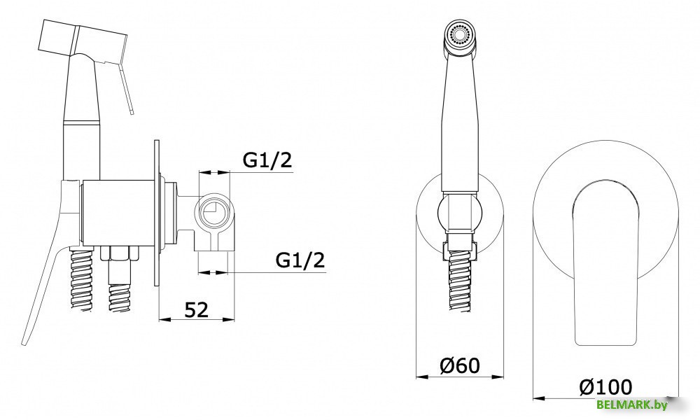 Гигиенический душ Vieir V343553-S - фото2