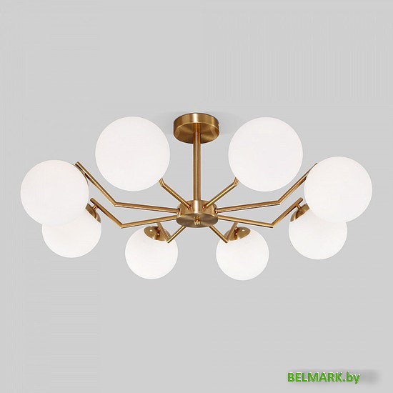 Люстра средней высоты Евросвет Frost 70154/8 латунь - фото