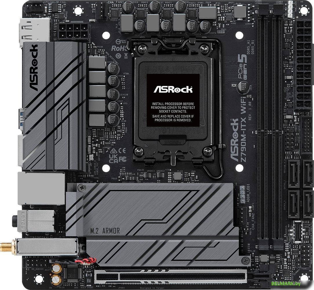 Материнская плата ASRock Z790M-ITX WIFI - фото