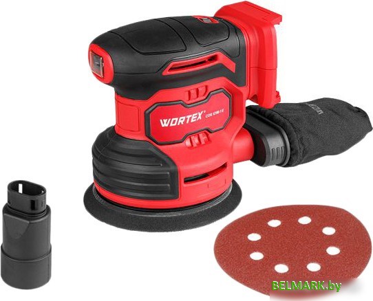 Эксцентриковая шлифмашина Wortex COS 1218-1 E ALL1 Solo 1333435 (без АКБ) - фото