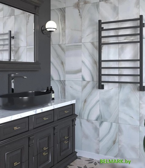 Полотенцесушитель Stinox Quatro 50x80 qu80 Ral 9005 - фото