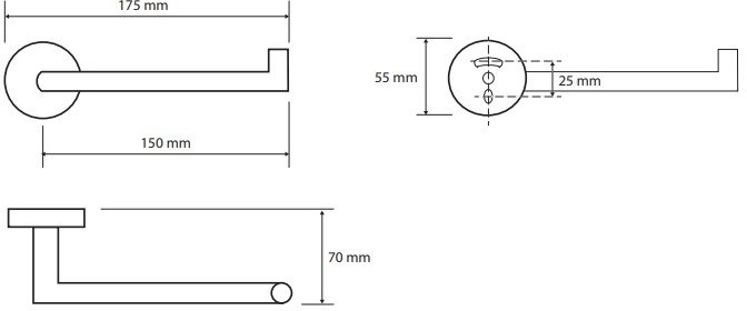 Держатель для туалетной бумаги Bemeta Brilo 161212030 - фото2