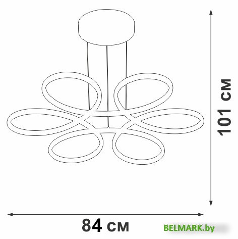 Подвесная люстра Vitaluce V04610-13/6S - фото2