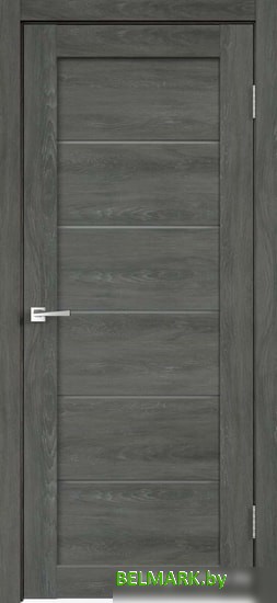 Межкомнатная дверь Velldoris Linea 1 90x200 (дуб шале графит, мателюкс) - фото