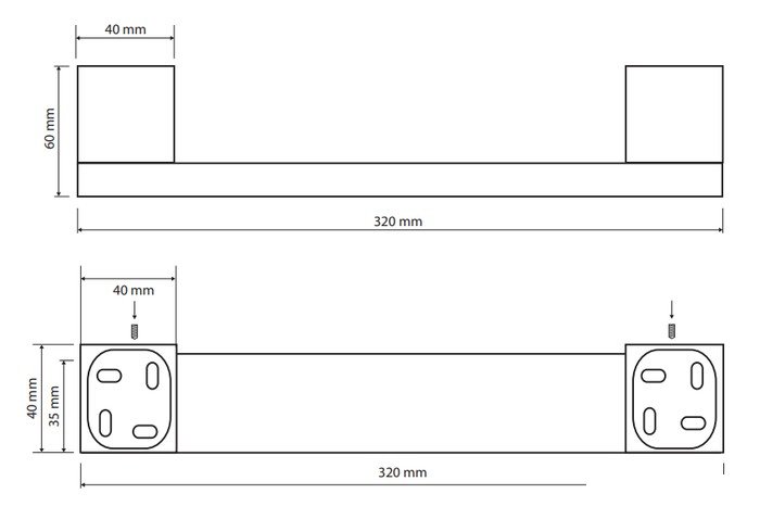 Поручень Bemeta Via 135007072 - фото2