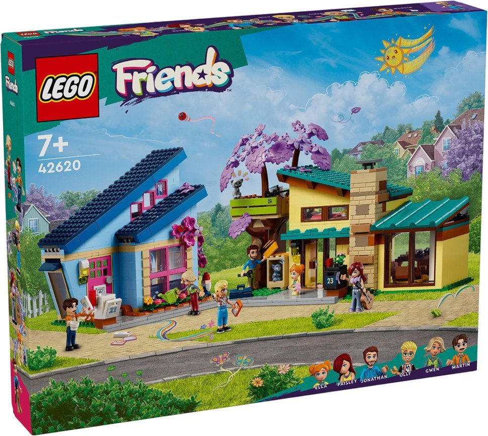 Конструктор LEGO Friends 42620 Дома Олли и Пейсли - фото