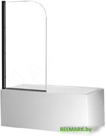 Стеклянная шторка для ванны Roxen Brimen 52010-80B 80х140 - фото