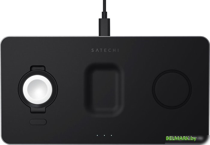 Беспроводное зарядное Satechi Trio Wireless Charging Pad - фото