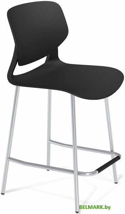 Стул Sheffilton ST59/S196-1 (черный/хром лак) - фото