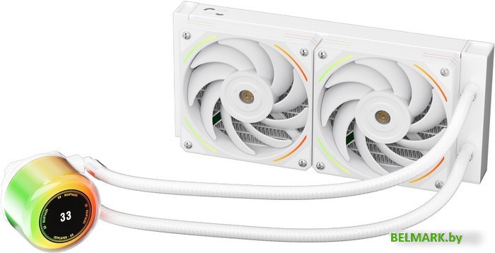 Жидкостное охлаждение для процессора 1stPlayer CC 240 (белый) - фото