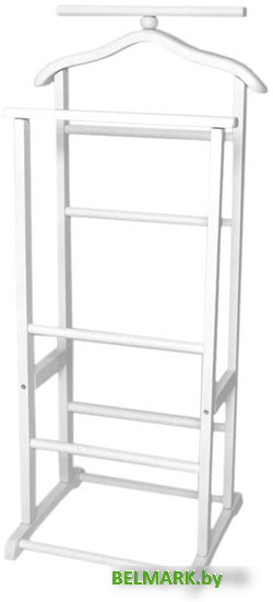 Стойка для одежды Мебелик В 9Н (белый) - фото
