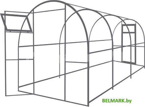 Каркас теплицы Садовод Двушка (4м) - фото