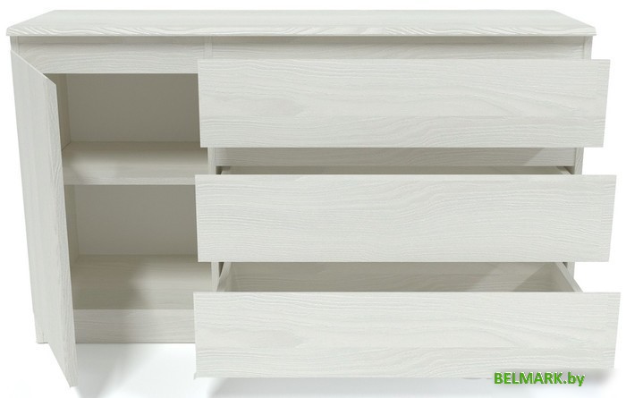 Тумба Евва Турин ТР-1D3S/YA-S (ясень снежный) - фото2