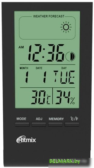 Метеостанция Ritmix CAT-040 (черный) - фото2