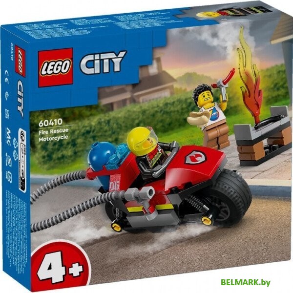 Конструктор LEGO City 60410 Пожарный мотоцикл - фото