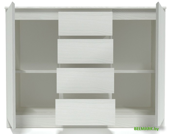 Тумба Евва Турин ТР-2D4S/YA-S (ясень снежный) - фото2