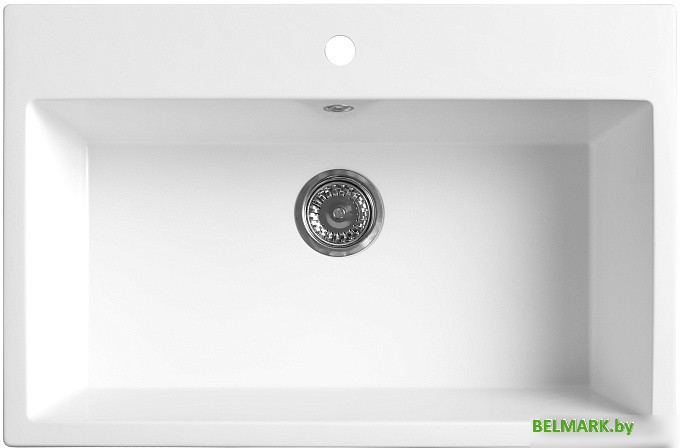 Кухонная мойка Belux Брюгге БР 7851 (белый кварц) - фото