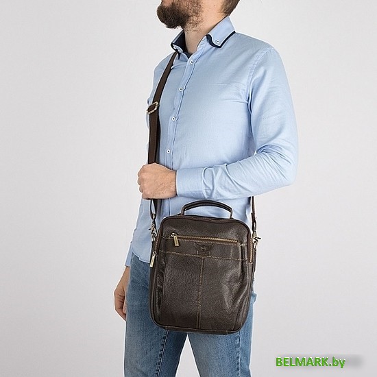 Сумка Poshete 253-0904-29-DBW (коричневый) - фото2