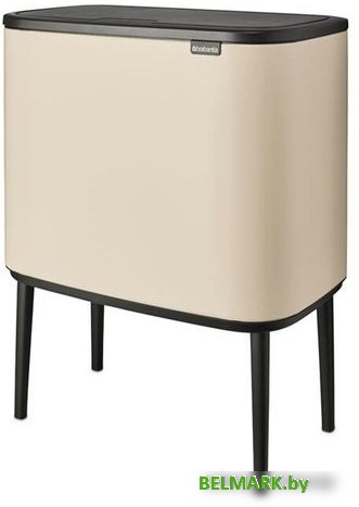 Система сортировки мусора Brabantia Bo Touch Bin 3x11 л (бежевый) - фото2